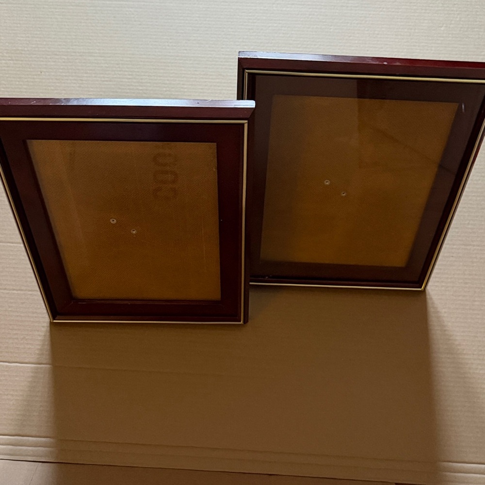 Wooden Picture Frame Set in Dark Brown - Home Accents x2